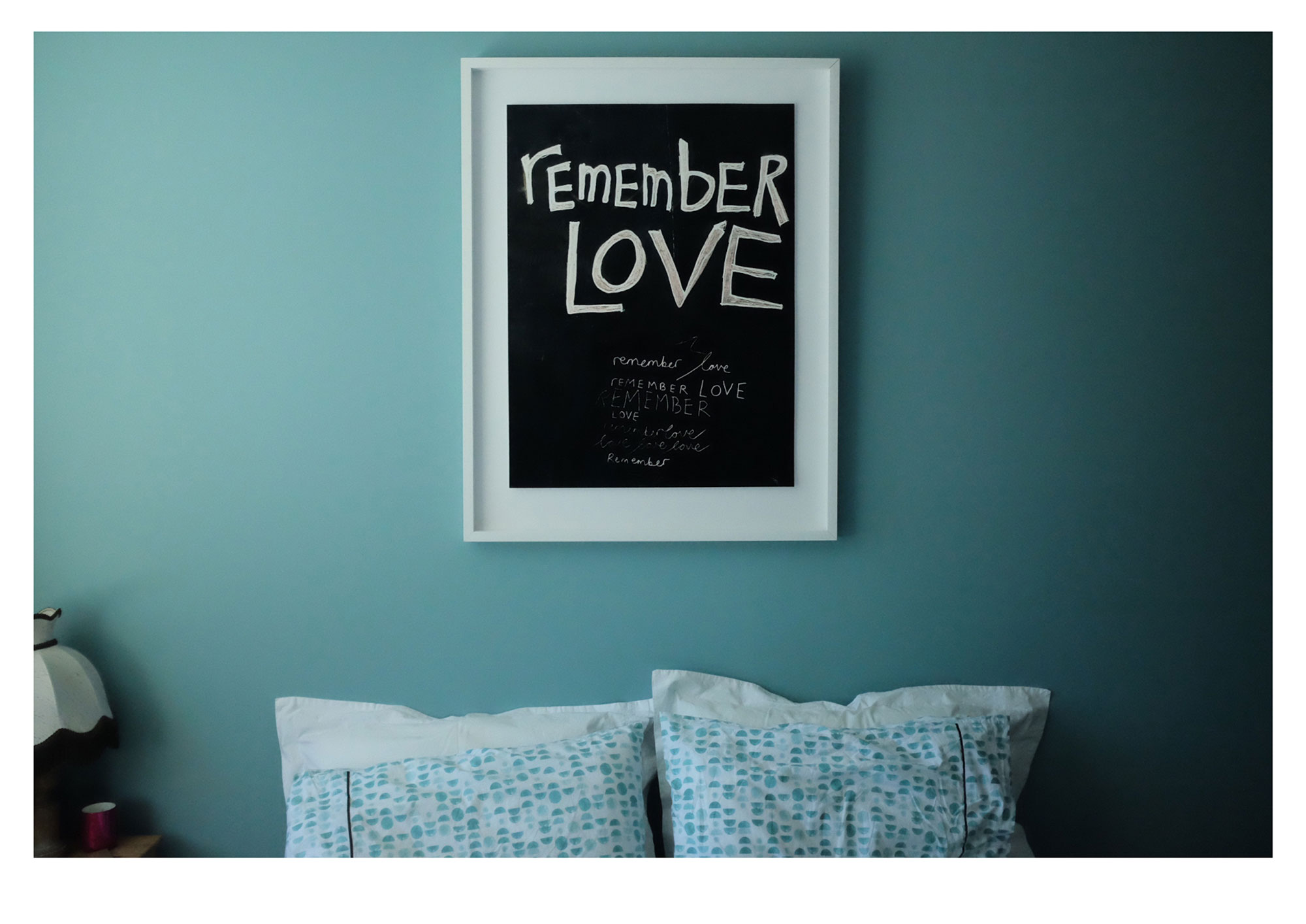  Remember love  [2017 version], Wellington, NZ, Limited edition [5] A0 exhibition print   