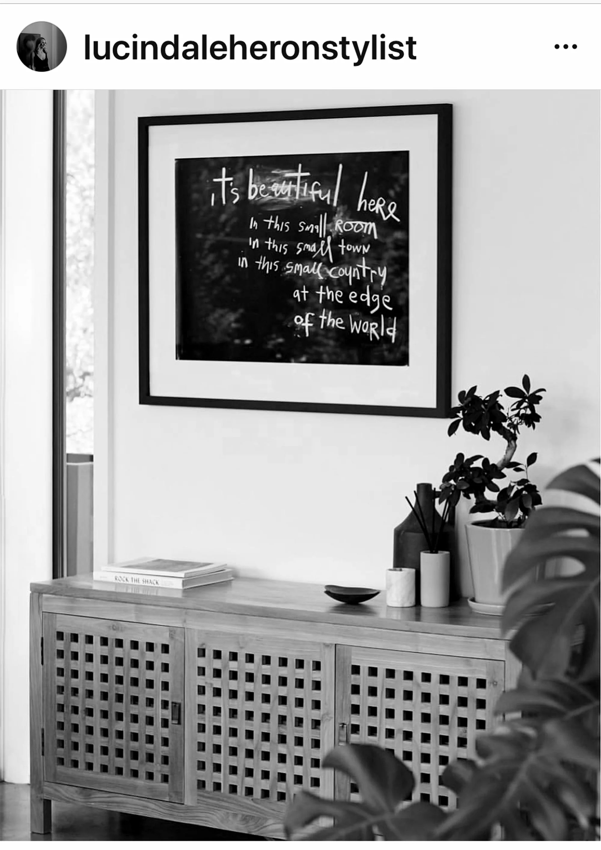   It’s beautiful here at the edge, 2018   A XL size studioprint for the xtra gorgeous newly renovated home of stylist Lucinda LeHeron, Christchurch. 