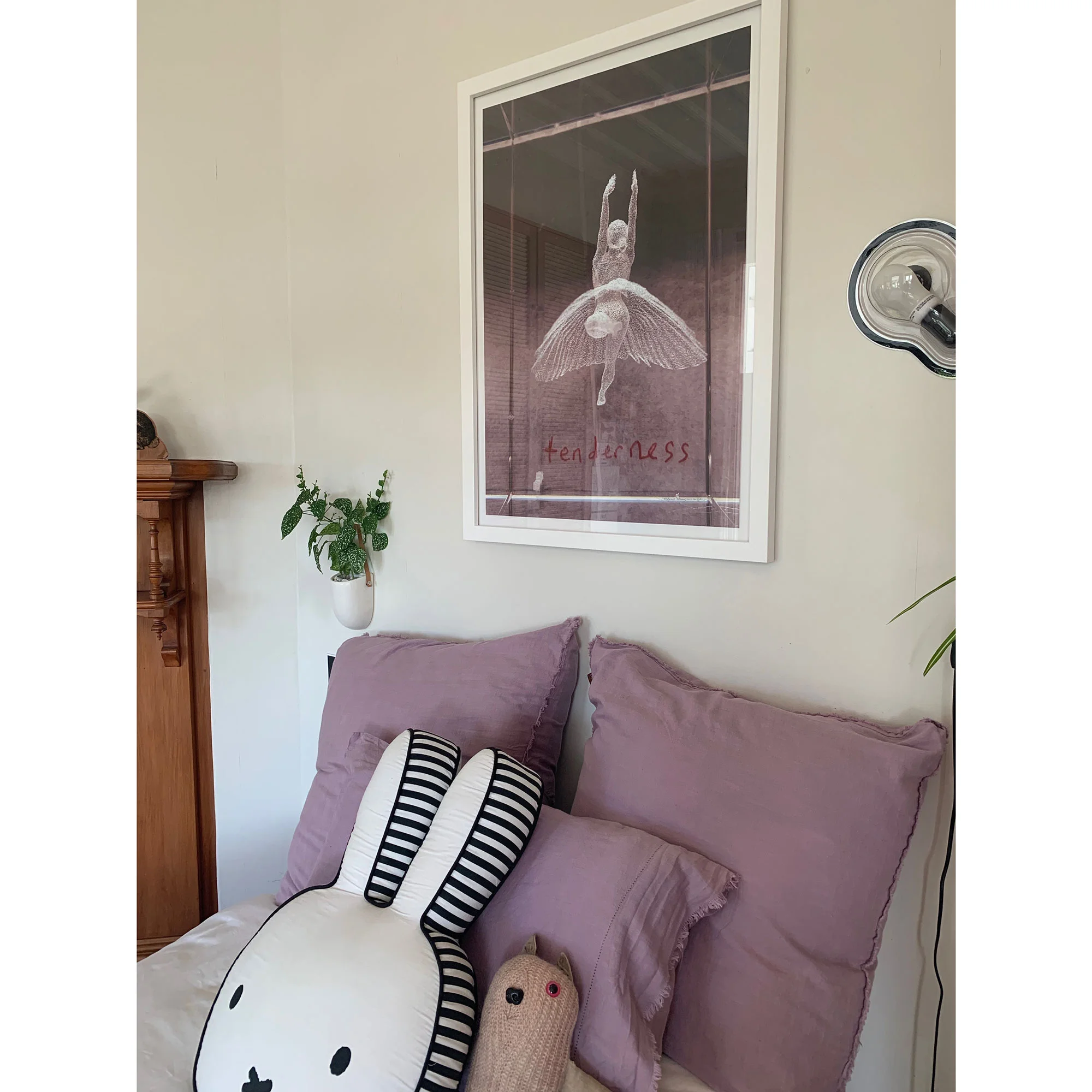 In Phoebe’s room during the tenderness project, 2019.