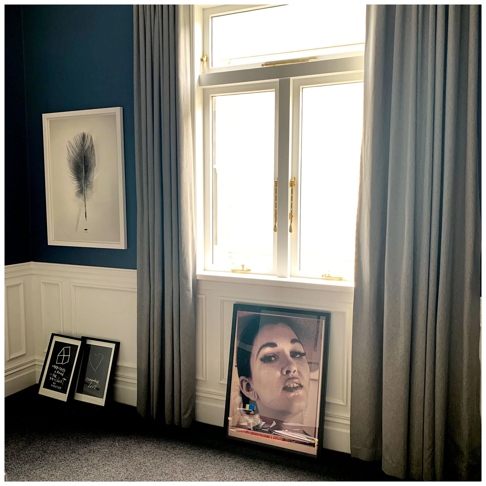 Lynley, 2019 [COMMISSION] //  Feather, 2019  //  Happiness, 2019  //  Remember love, 2019