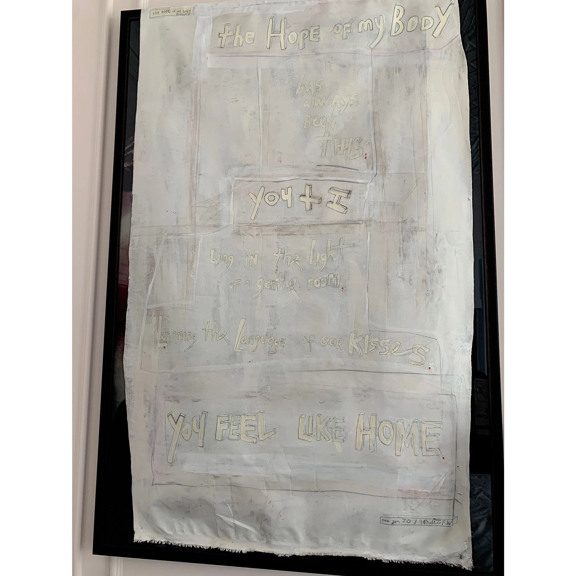 The hope of my body [love poem] 2020