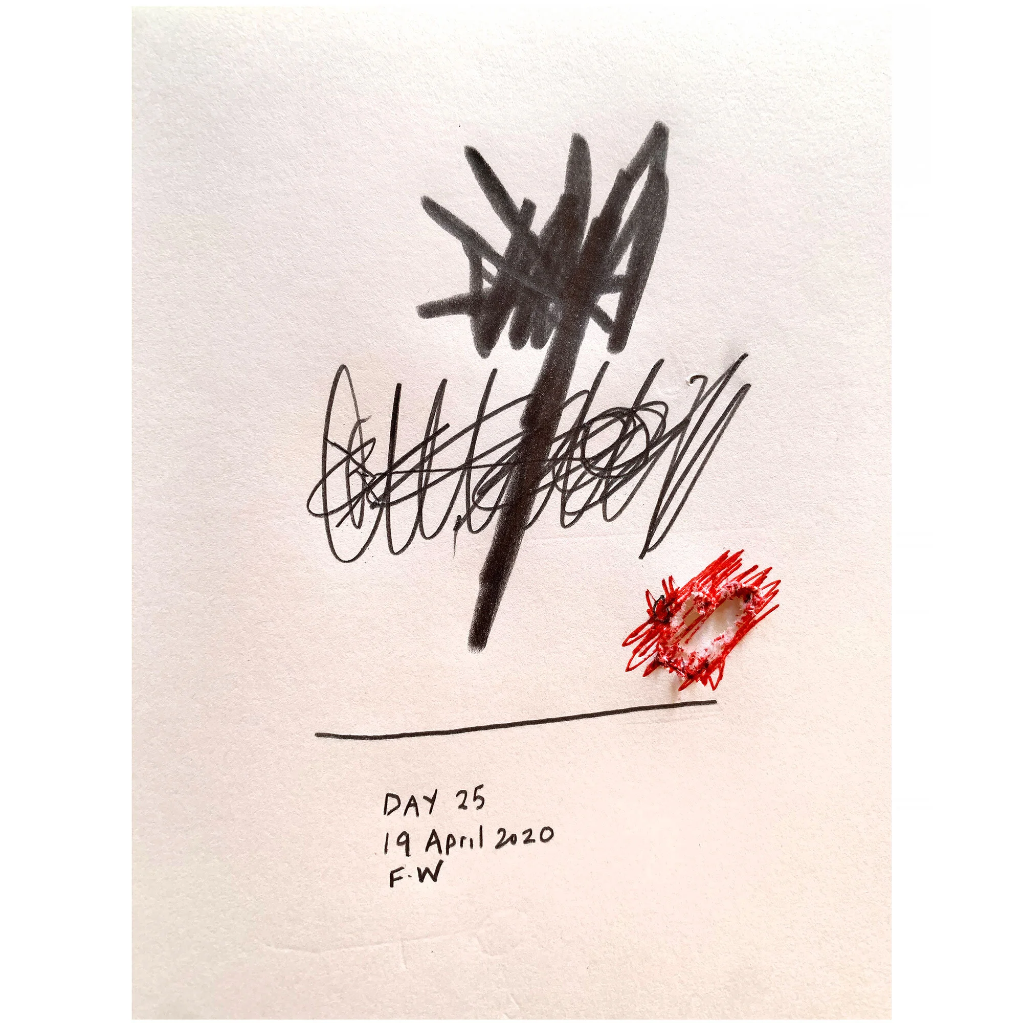 SCRIBBLE  // Day 25, 19 April 2020