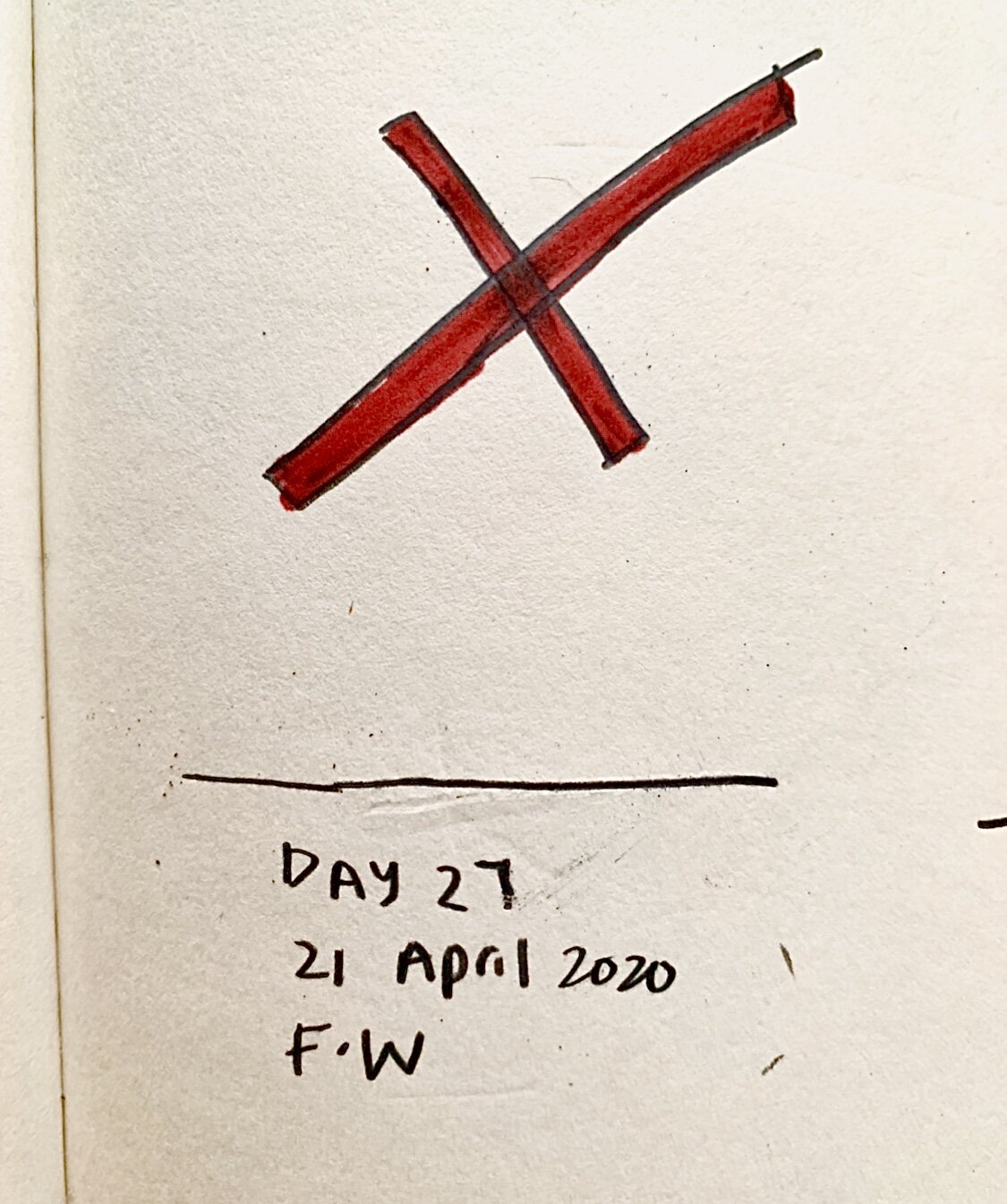 X // Day 27, 21 April 2020