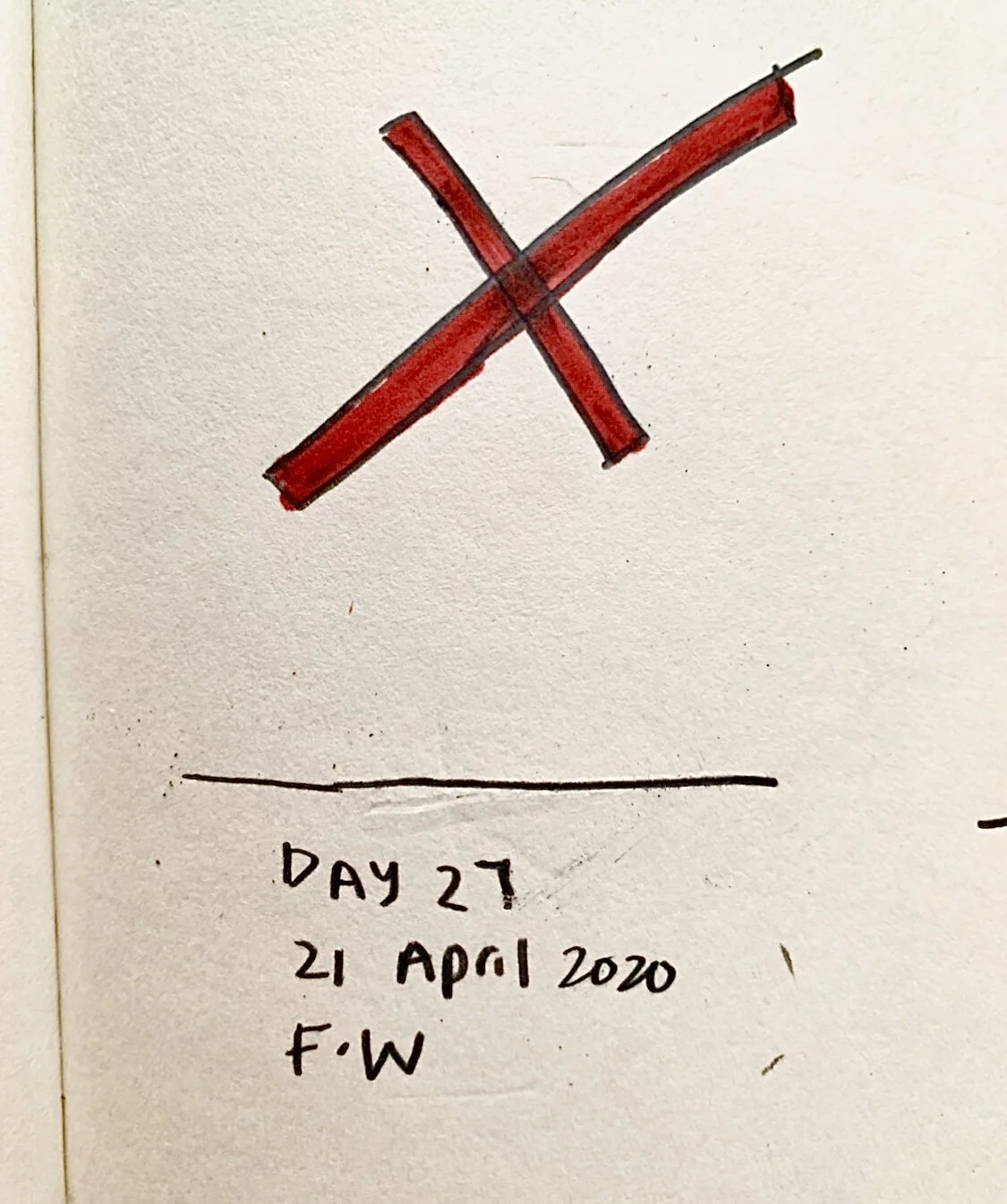 X // Day 27, 21 April 2020