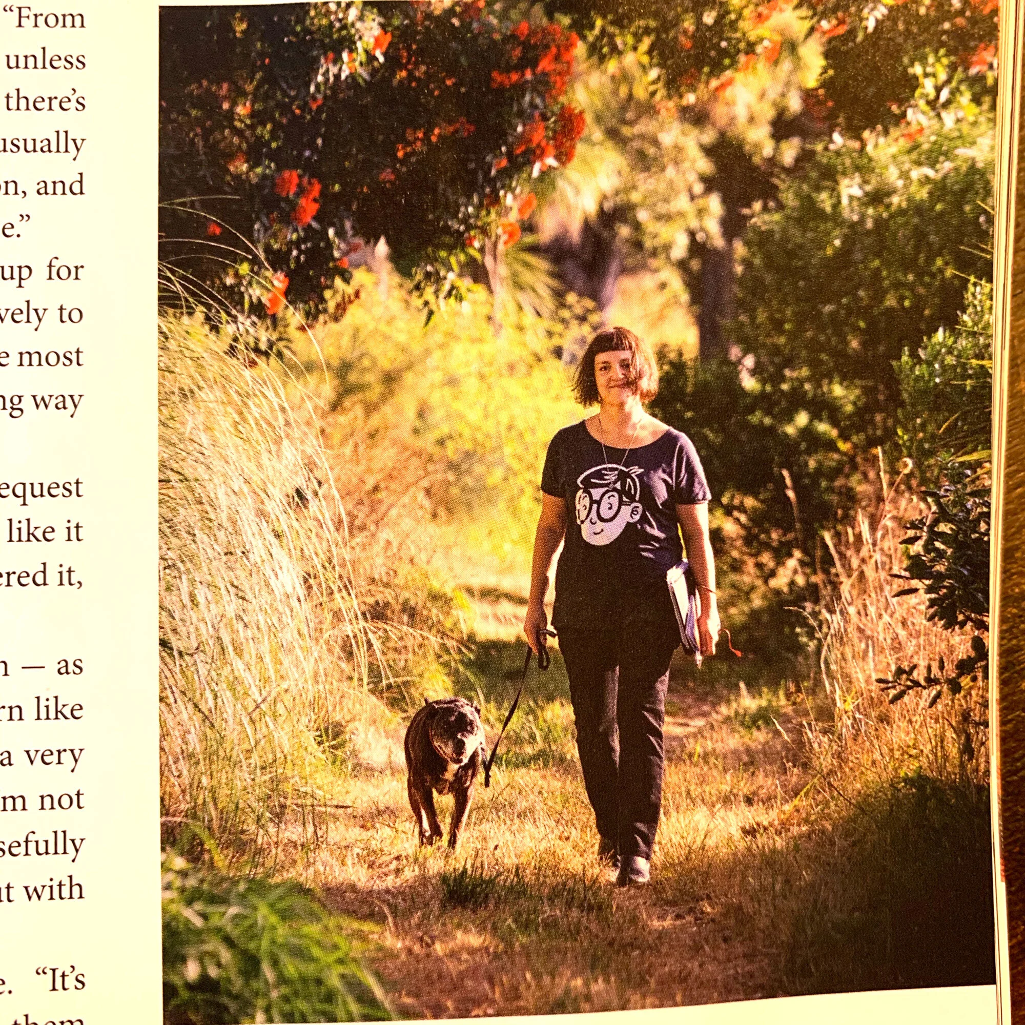  ME AND SETH BY THE RIVER  I love this photograph of me and my dear old guy.  He has now passed away, and I treasure this photograph of us walking happy in the sunshine. 