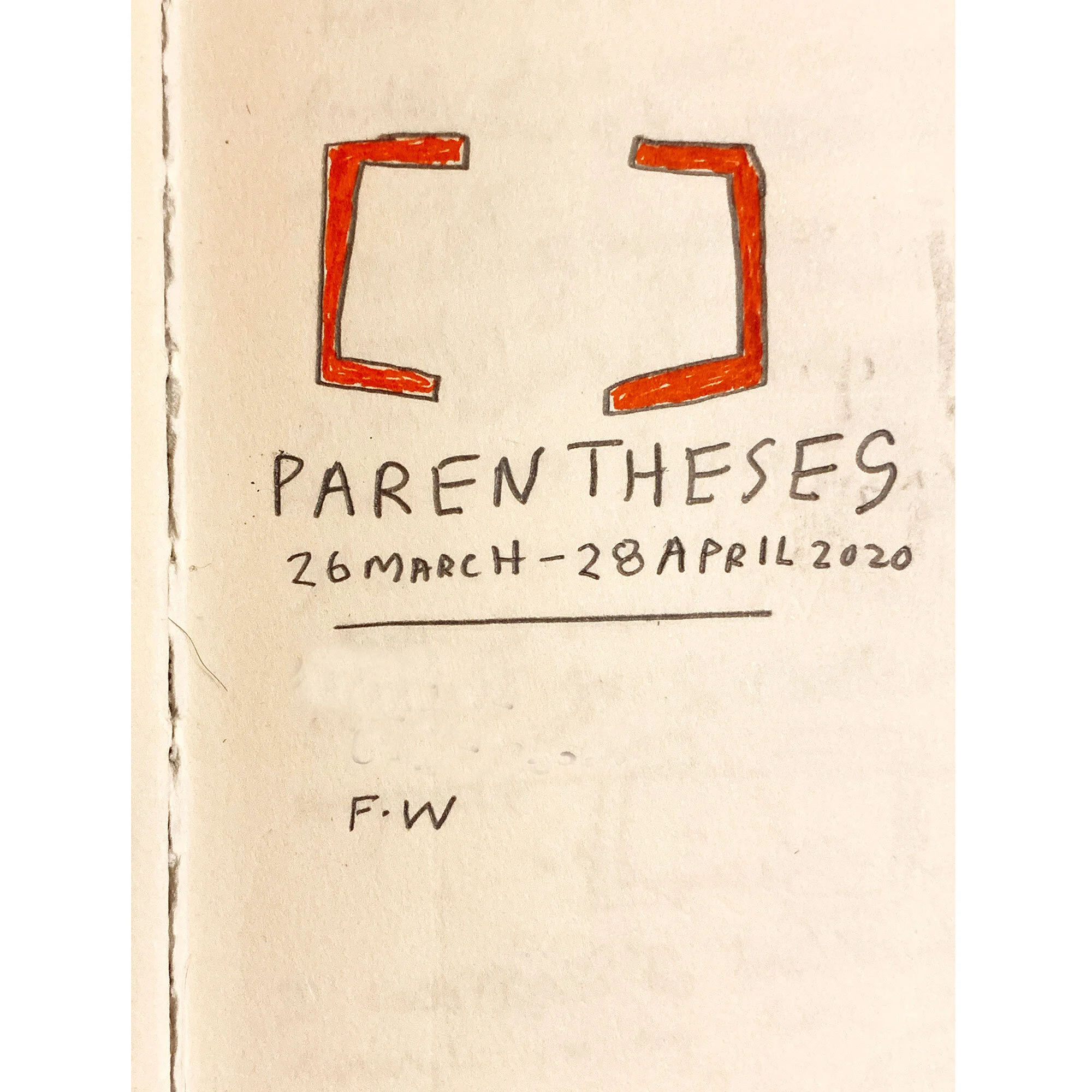 [PARENTHESES] Artist Book