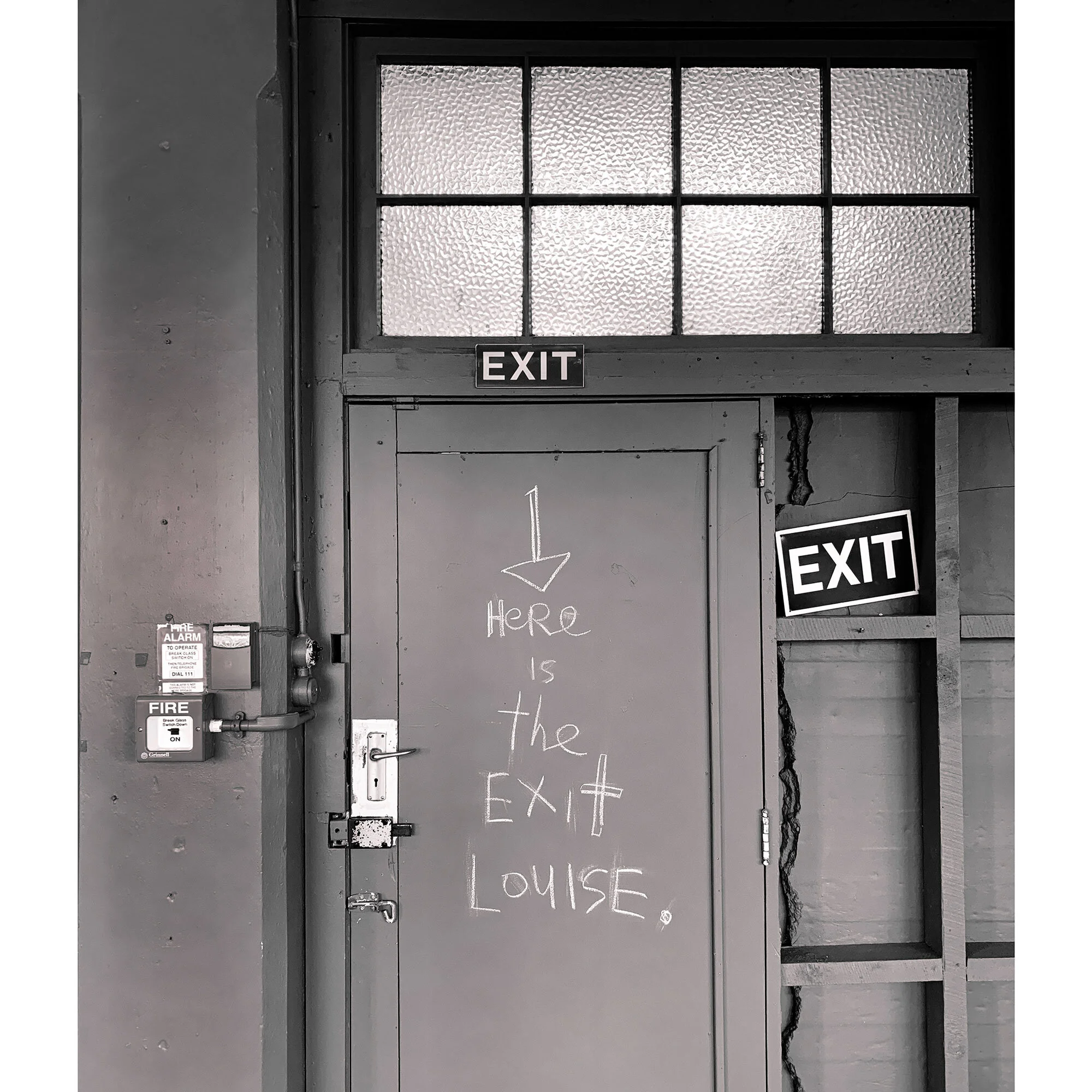 Here is the exit Louise, 2021