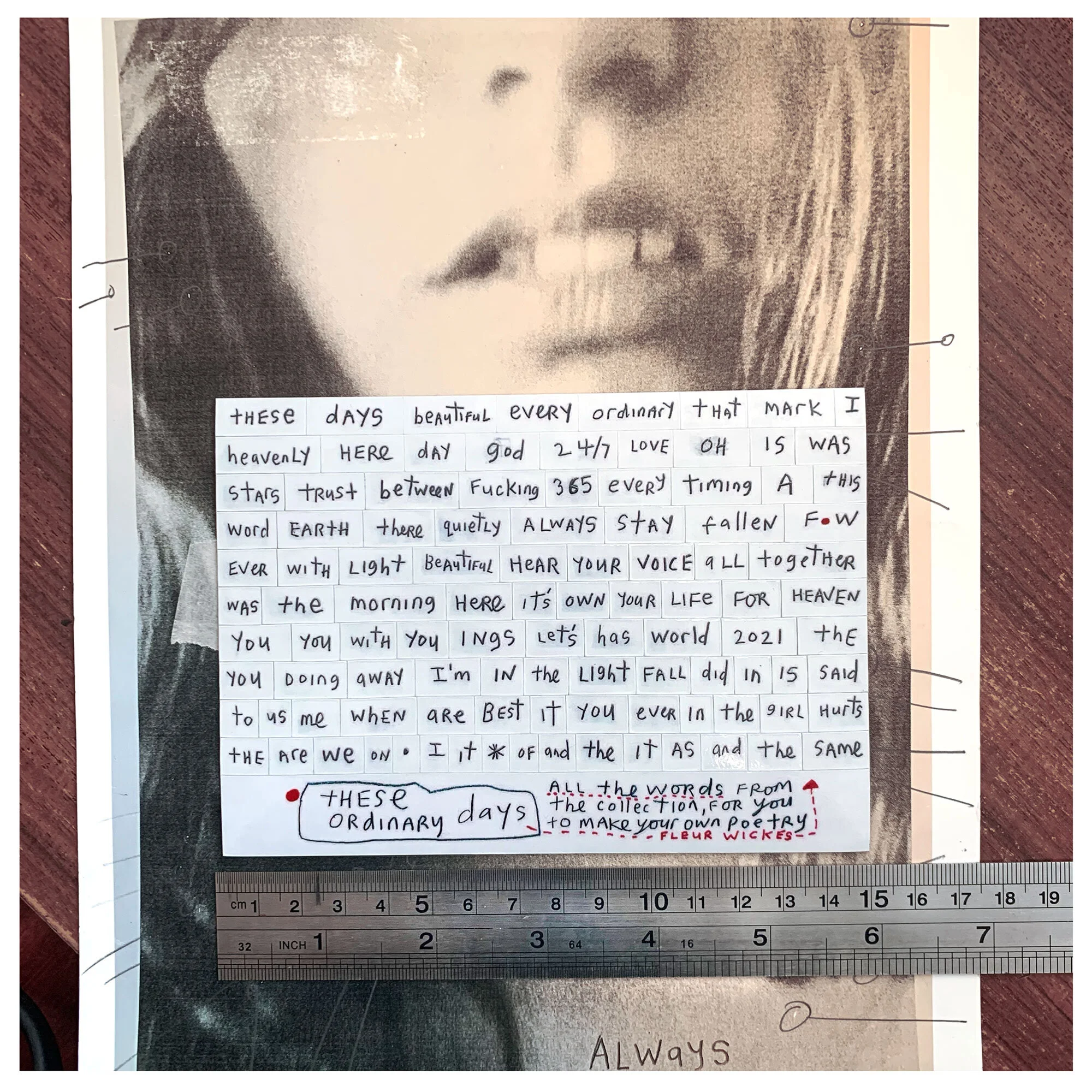 All the words [fridge magnet]