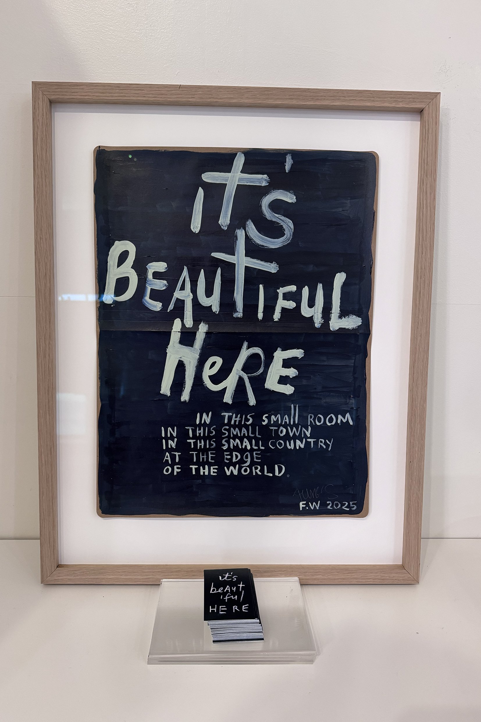 Study #1 for It's beautiful here, 2025 [original work on paper]