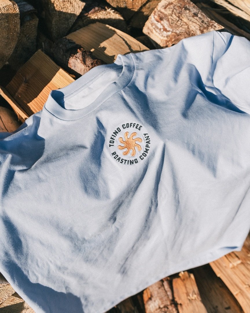 These embroidered tees for @tofinocoffeeroastingcompany came out so nice thanks to @whiskeydocktrading