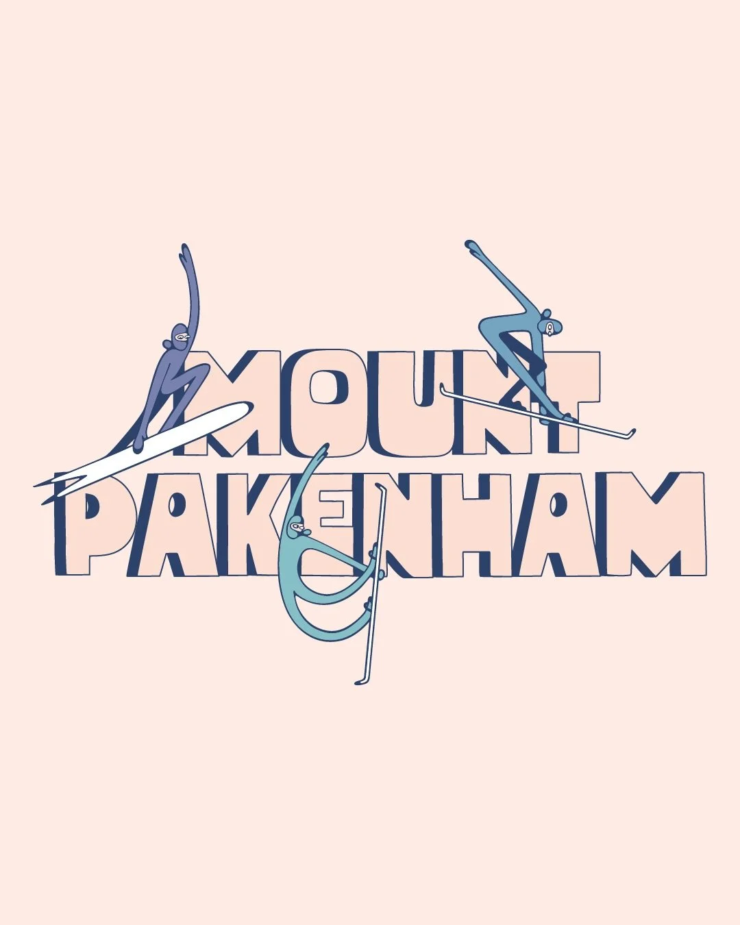 Merch designs for @mountpakenham Lots of fun rippers in this years line up.