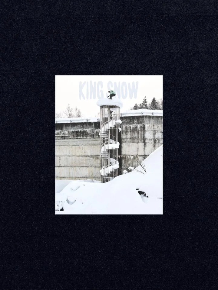 Five volumes completed with @kingsnowmag 

When I was at design school my favourite projects were based around publication design. To be Creative Director at a snowboard magazine would have my younger grom self freaking out.

Looking through the subm