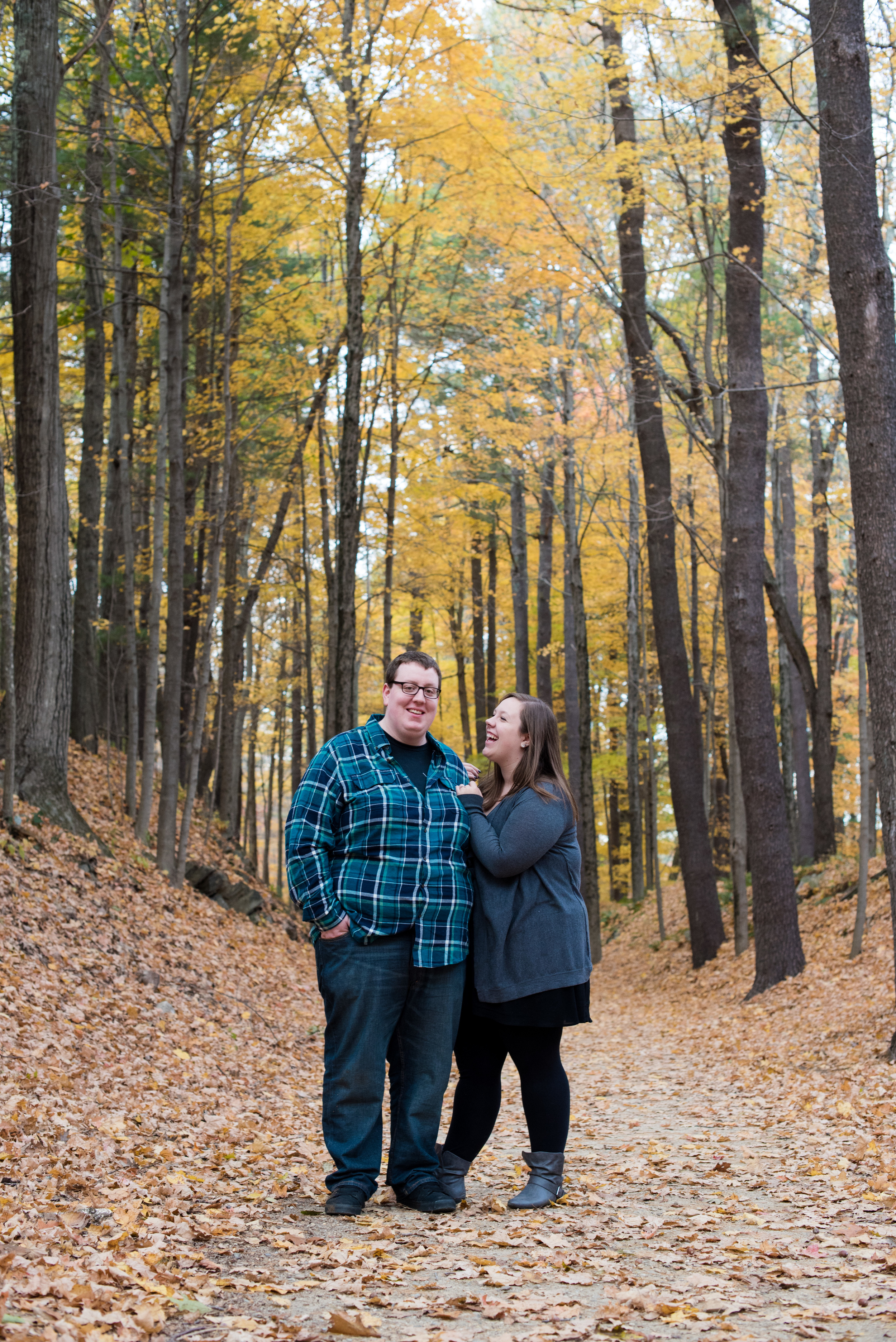 Westville Dam outdoor engagenment photos in Sturbridge, MA by Kara Emily Krantz Photography