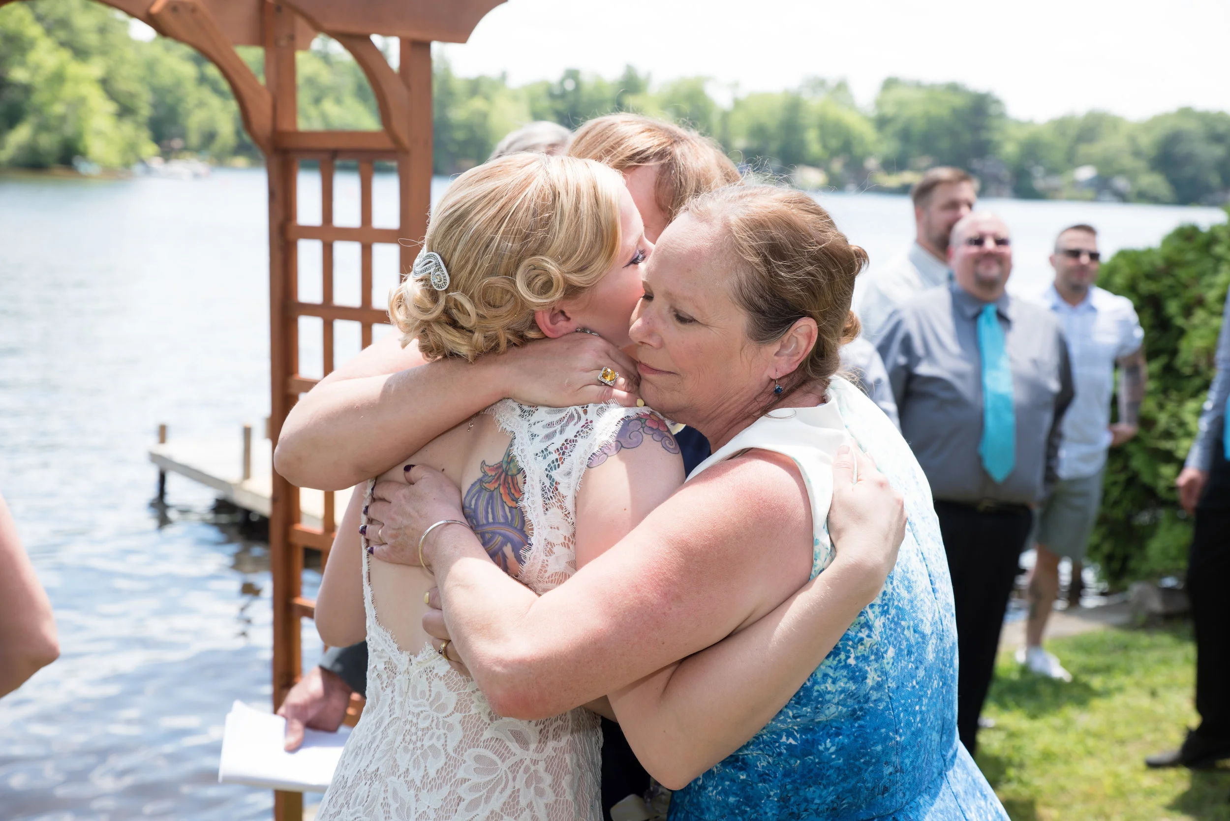 Lisa and Nate, weddings, Fall, Autumn, marriage, nature, October, Brian, Latham, wedding photography, rustic, woodsy, woods, DIY, Connecticut, Massachusetts, lake, sunflower, pond, yellow, simple, gorgeous, bouquet, ceremony