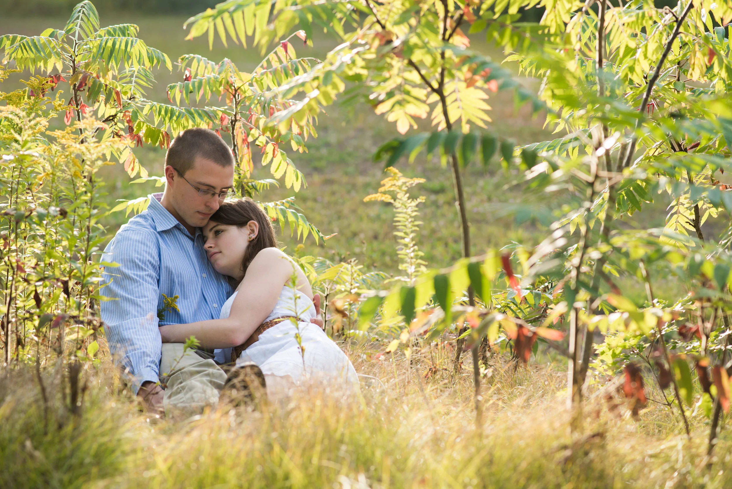 Webster Lake outdoor engagement photos in Webster, MA photographer Kara Emily Krantz Photography