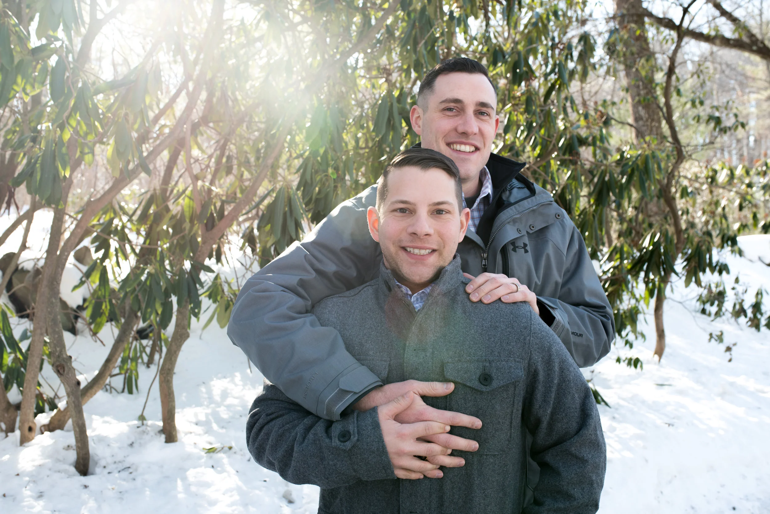 Brad and Mike :: Engaged :: Moore State Park, Paxton, MA
