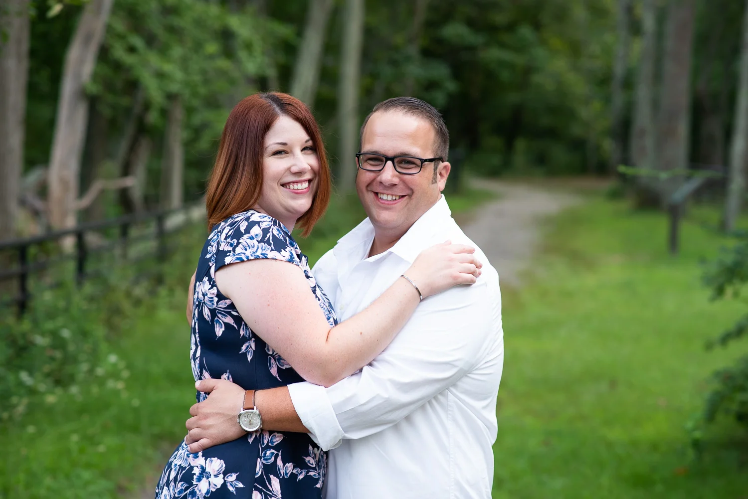 Blackstone River State Park engagement photos in Lincoln, RI photographed by Kara Emily Krantz Photography