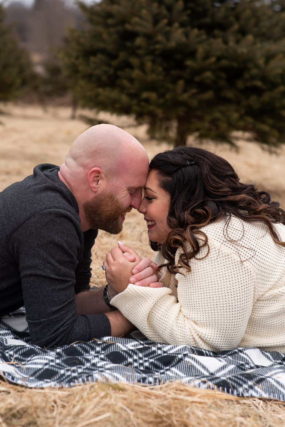 Engagement photoshoot at Morse Lumber in Southbridge, MA shot by Kara Emily Krantz Photography