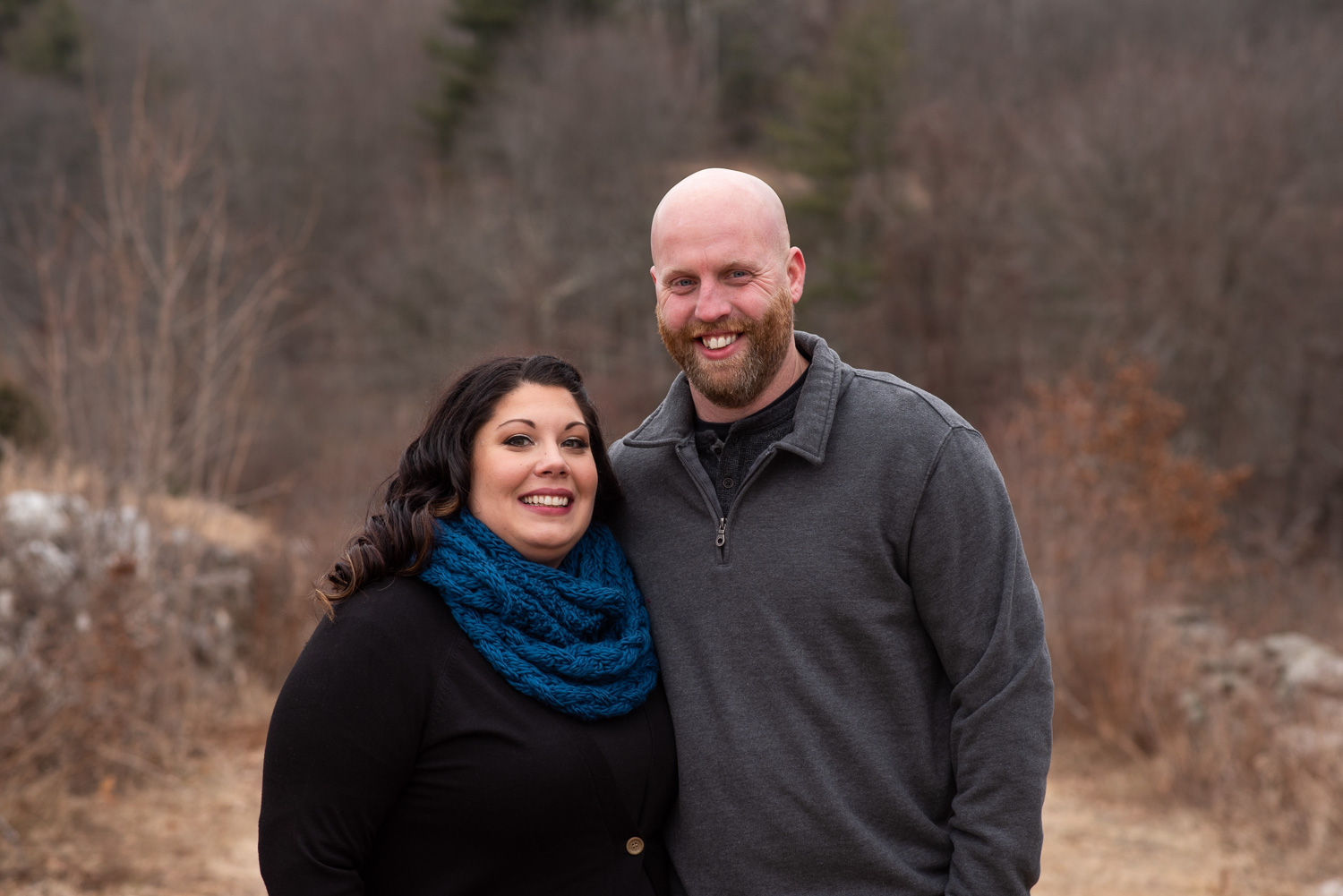 Engagement photoshoot at Morse Lumber in Southbridge, MA shot by Kara Emily Krantz Photography.