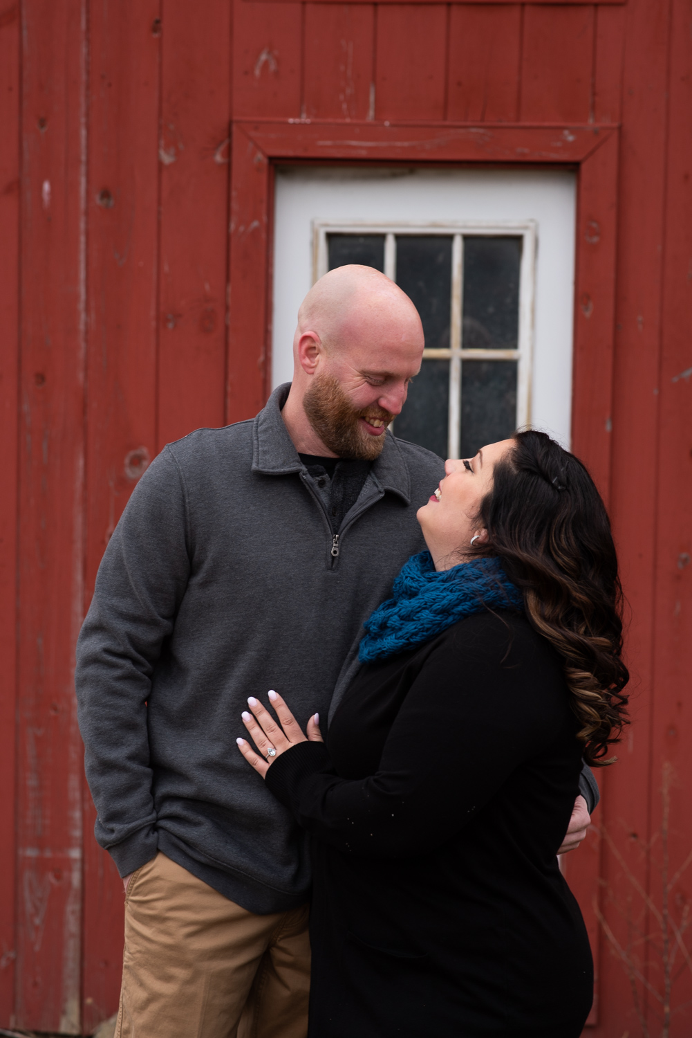 Engagement photoshoot at Morse Lumber in Southbridge, MA shot by Kara Emily Krantz Photography