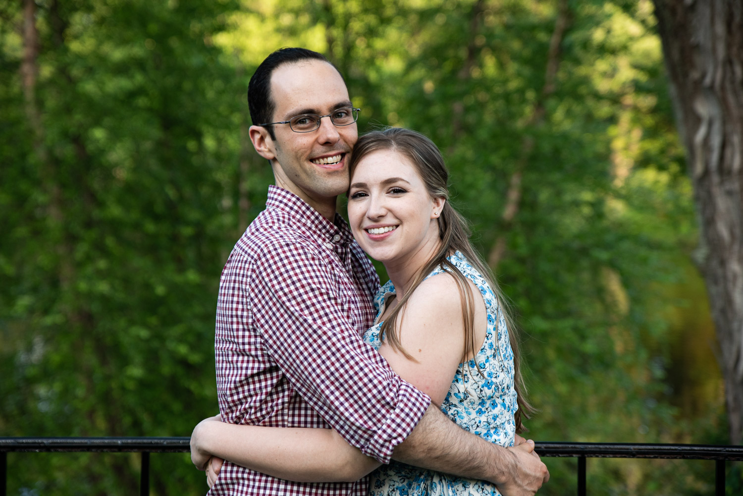 Heather and Chuck engagement at Old North Bridge, Concord, MA photographed by Kara Emily Krantz Photography.