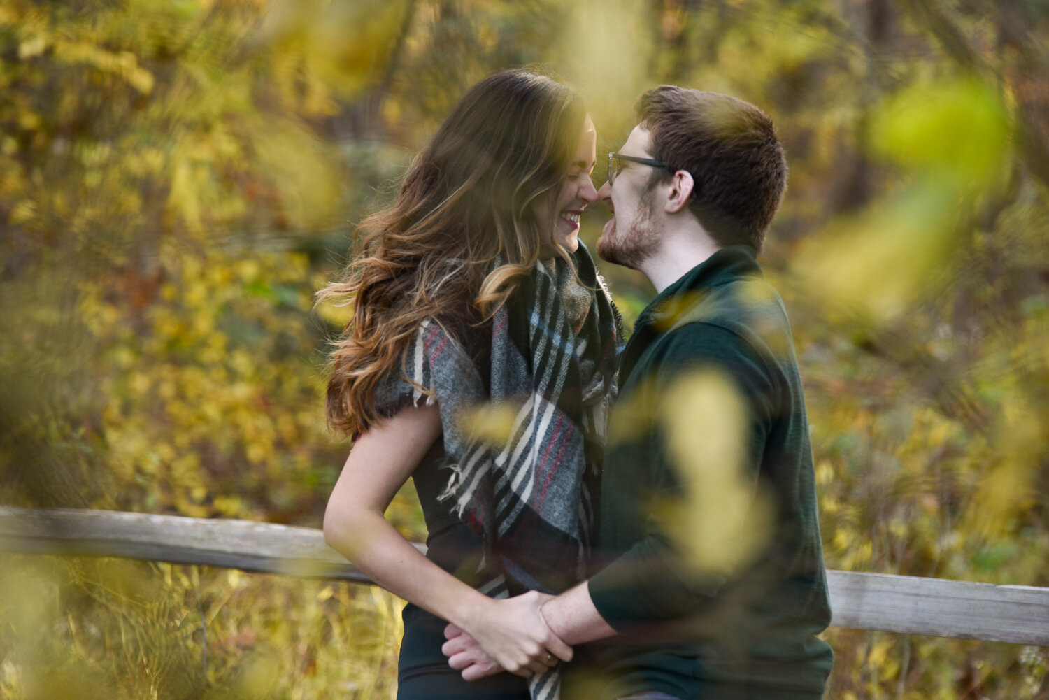 Engagement Photos at Moore State Park shot by Kara Emily Krantz Photography
