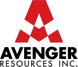 The colour version of the Avenger Resources logo for use on business cards and uniform embroidery.