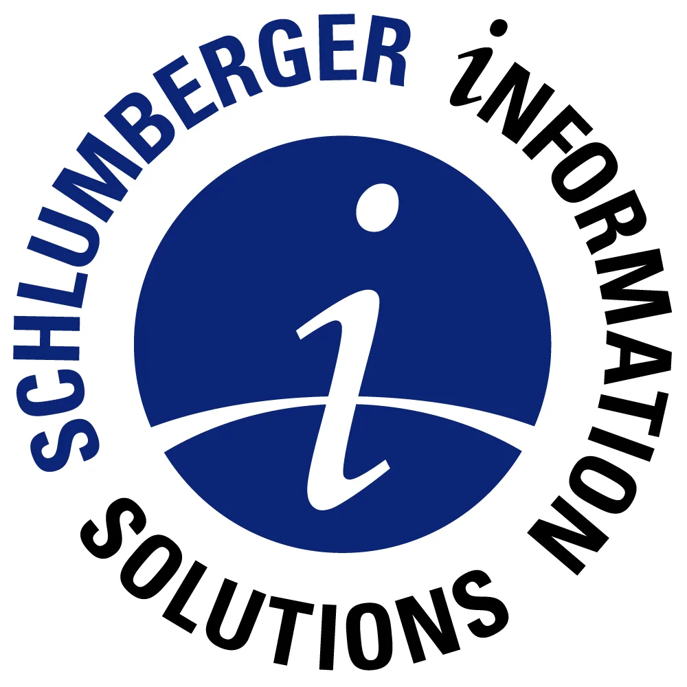 Global oilfield services giant, Schlumberger, required a new logo to launch the newly positioned software division, Schlumberger Information Solutions. The circular element of the logo was also used alone for promotional items and graphic icons.