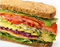 Sassy Appétit
Everything about this sandwich says WIN!

via hamptonsvegan:

First official NYC “lunch-hour lunch” was a #11 Vegetarian Sandwich from Lenny’s. It was EXPENSIVO at $7.00 for just the sandwich, but it was yummy and came with: Avocado,…