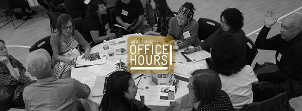 Artist Trust will be hosting Office Hours at our space on Saturday from 12-2pm. All artists welcome to this free event where they will learn how to apply for funding from Artist Trust.