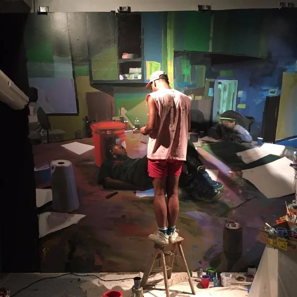 Christopher Paul Jordan in his studio.
