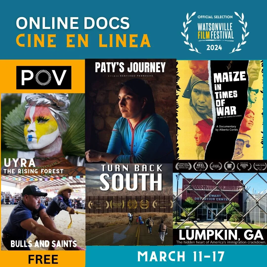 Don't miss this exclusive online selection of documentary films now through March 17! Thank you POV  for partnering with us again this year! Link in linktree. 
🌿 Uyra: The Rising Forest by Juliana Curi / Free - POV Special 
📽 Bulls and Saints by R