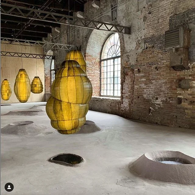 #REPOST  Thank you for posting this and bring the awareness to collaborations such as these. 
@emma_witter_bones
⛓🌱Biologizing the Machine🌱⛓
Collaboration between artistic and scientific communities - yesterday’s discussion between @anickayi @rees.tobias and @rugoffralph organised by @gaiaartfoundation in partnership with @bagrifoundation and @royalcollegeofart 💣🧠
Image | Anicka Yi
Tentacular Trouble - Venice Biennale 2019