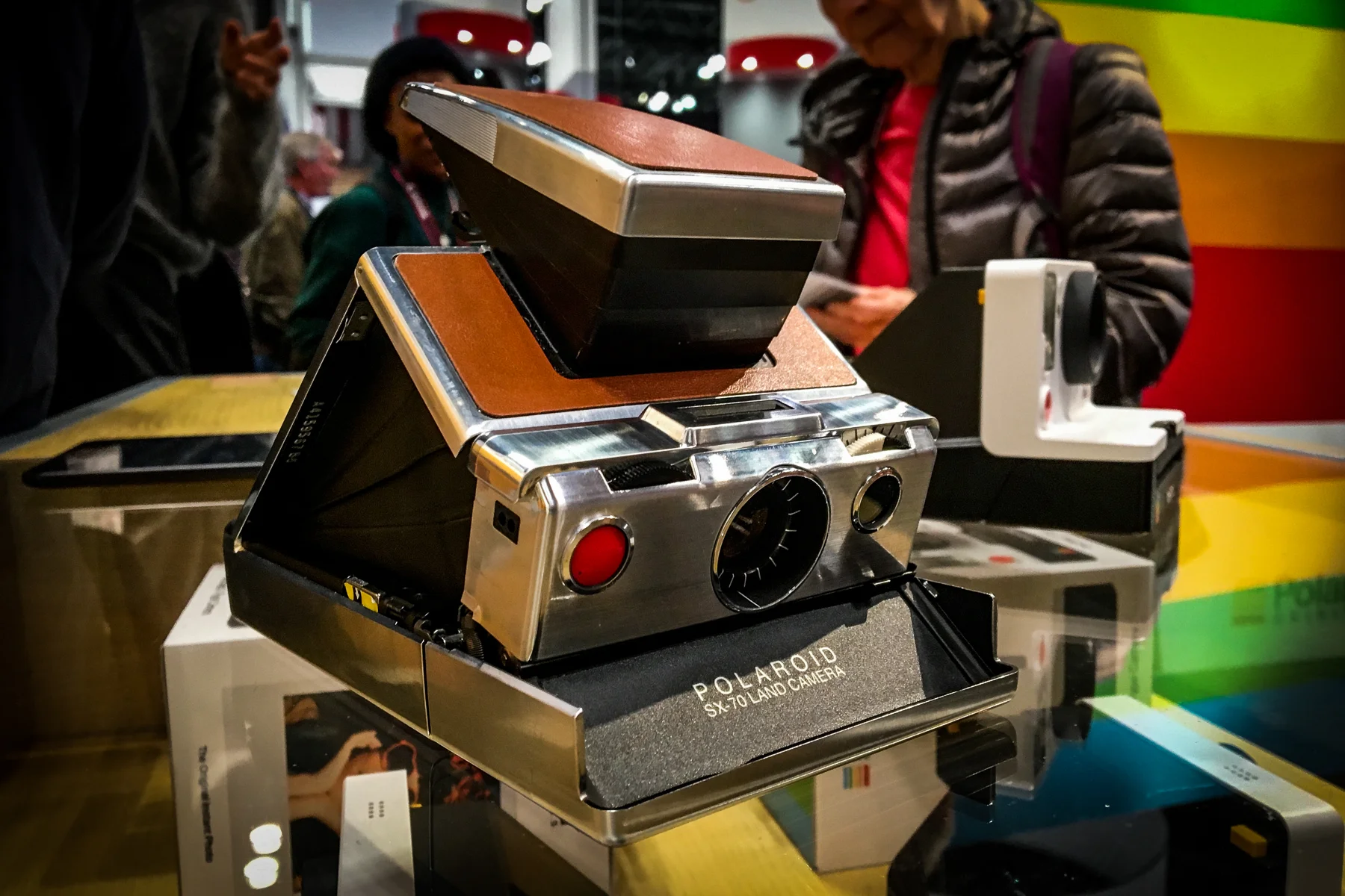 If you ask me, nothing says "cool" like a Polaroid SX-70
