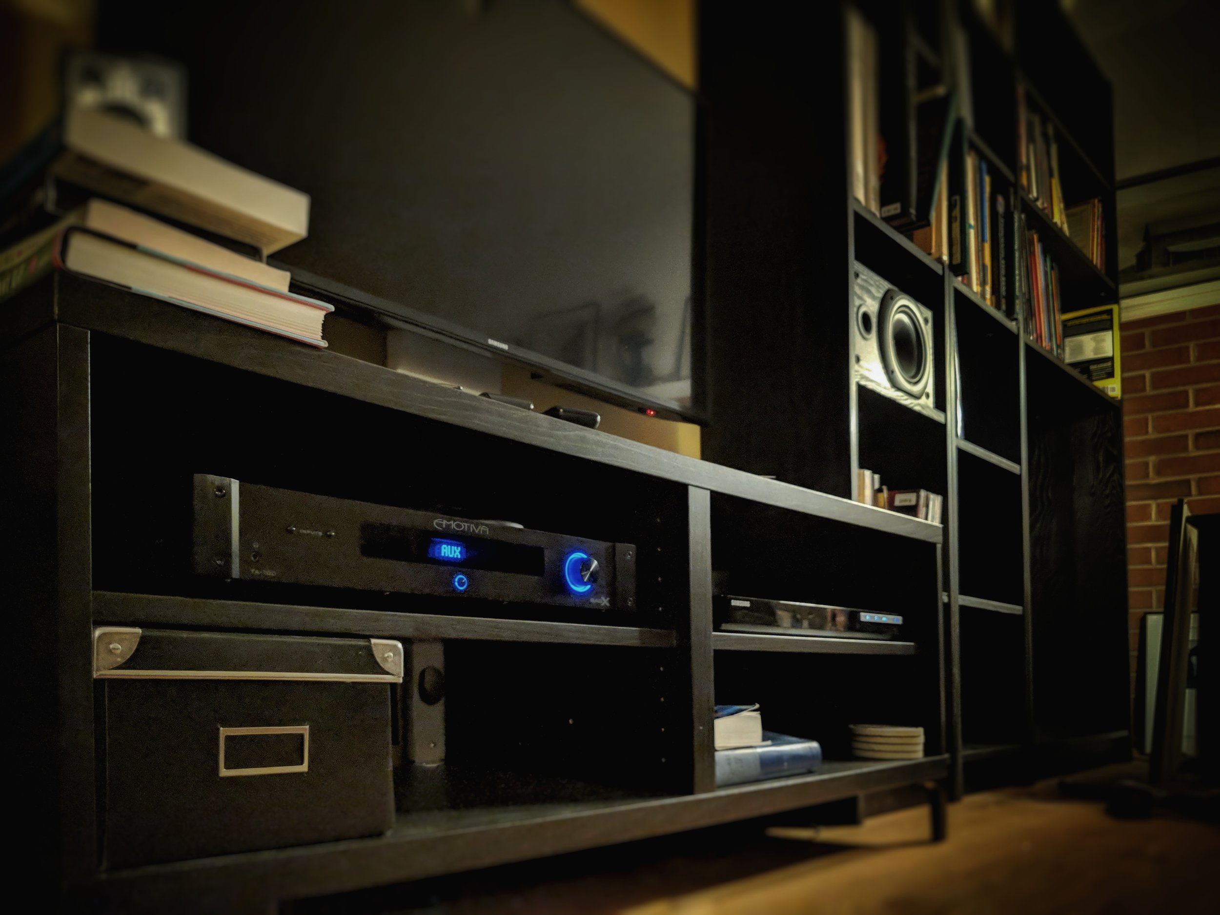 Entertainment central, still a work-in-progress….