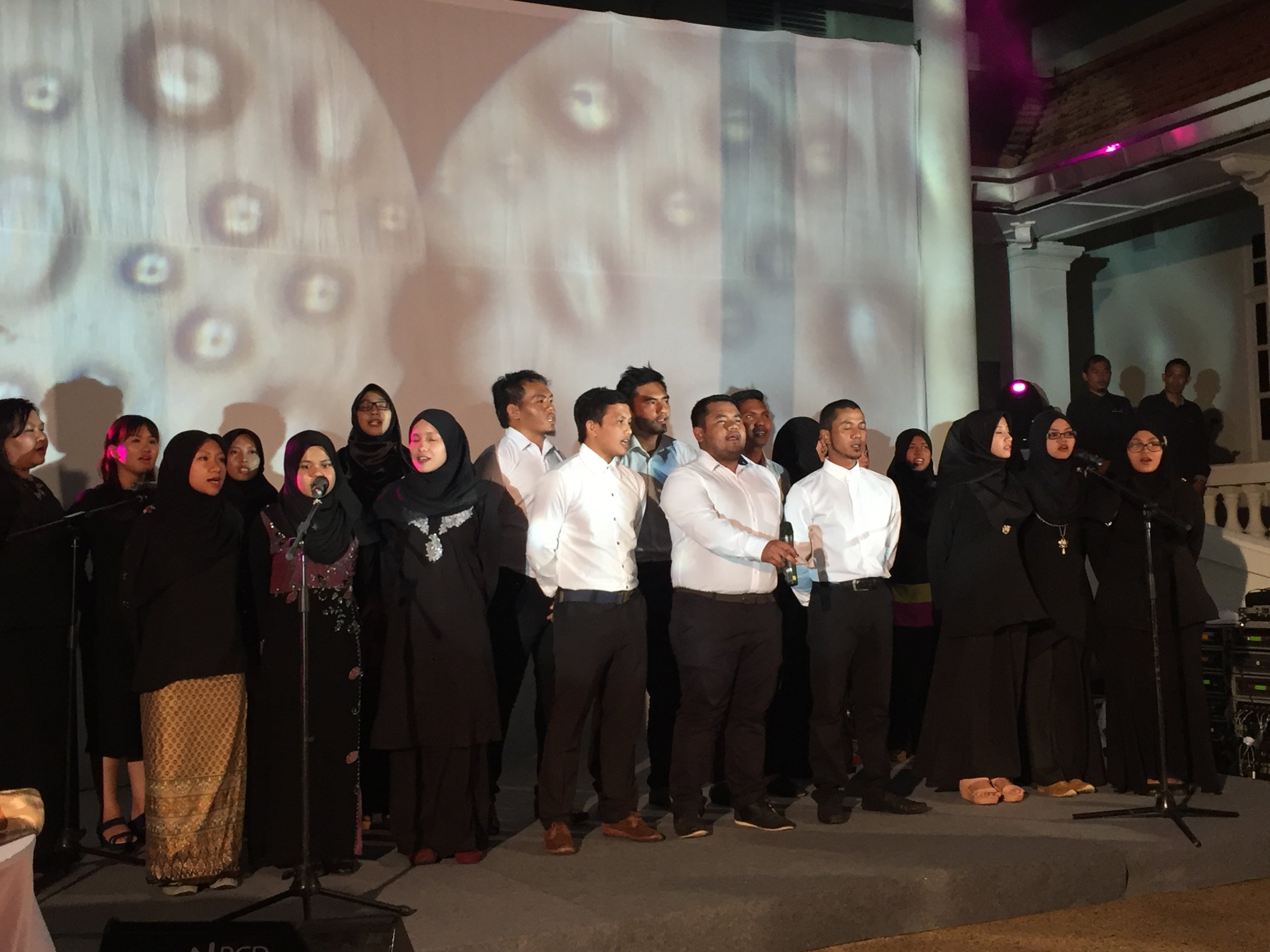 UPM students shared a selection of their favourite songs for the guests!