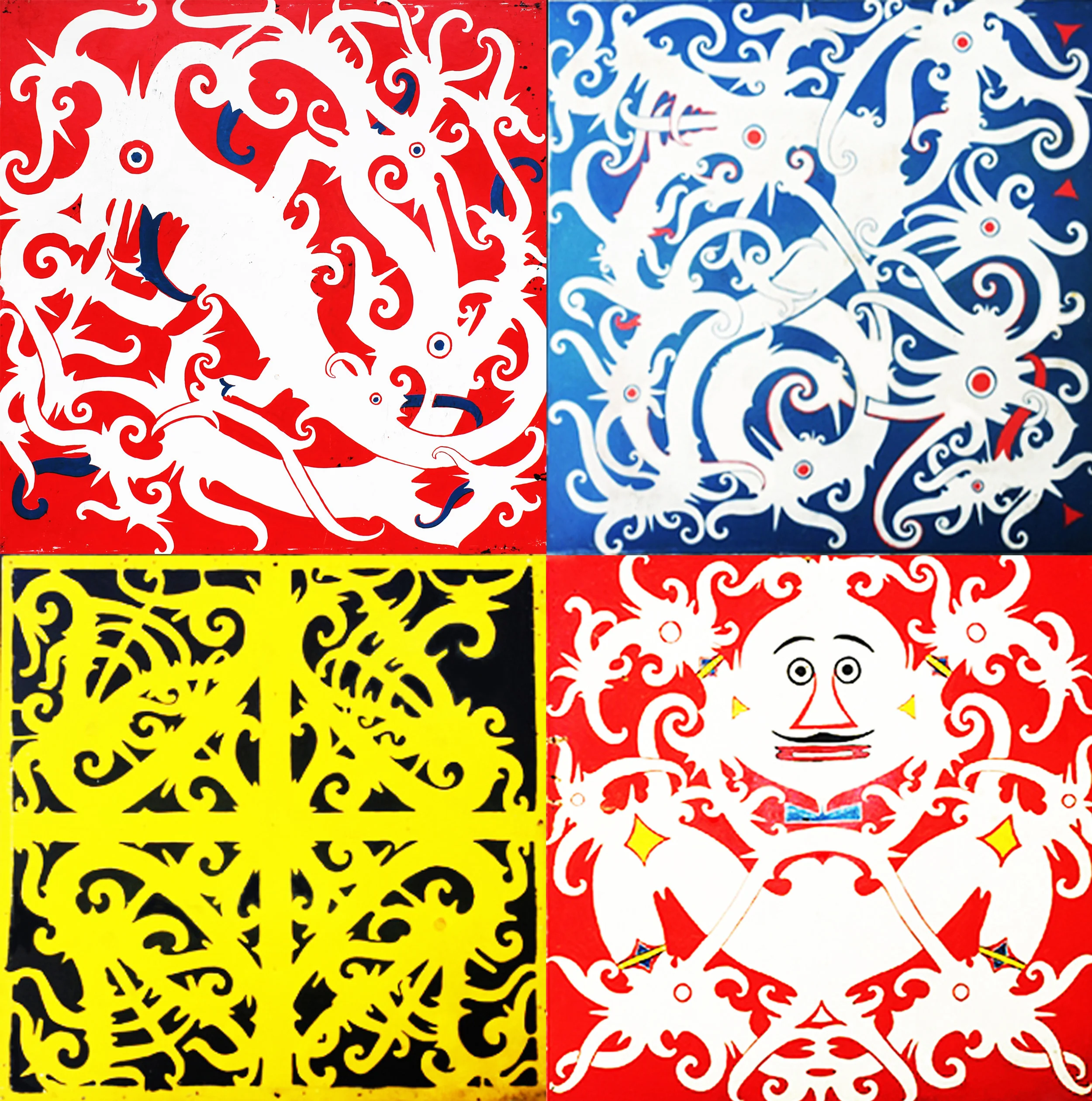 Berawan 1955 - Art panels which are found on the ceiling of the Old Courthouse, Kuching will be showcased at the festival. Image courtesy of RFF 2017.