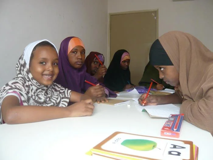 Students at the Fugee School!