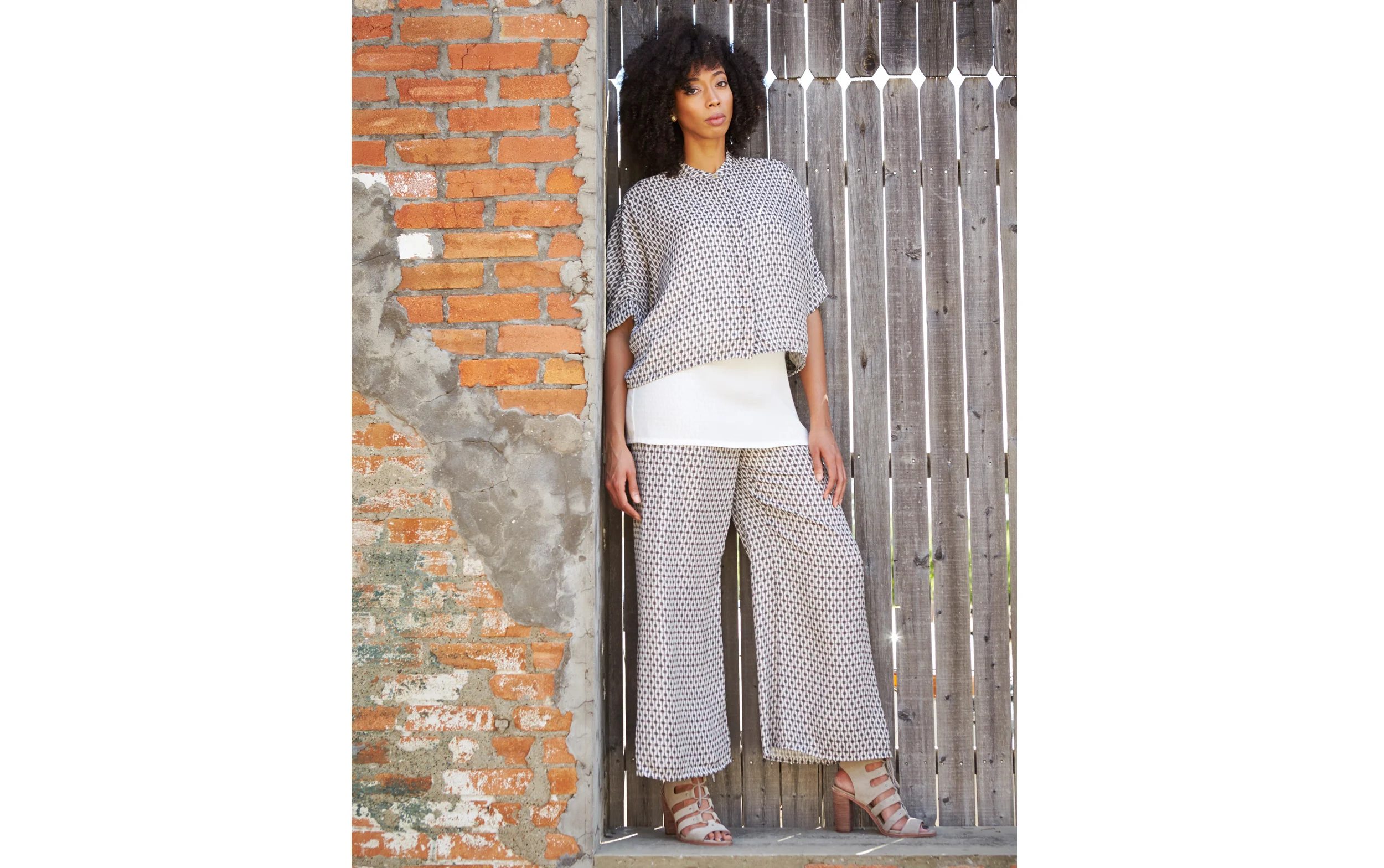 Joe Shirt, Oscar Pant in Geo Italian Print
