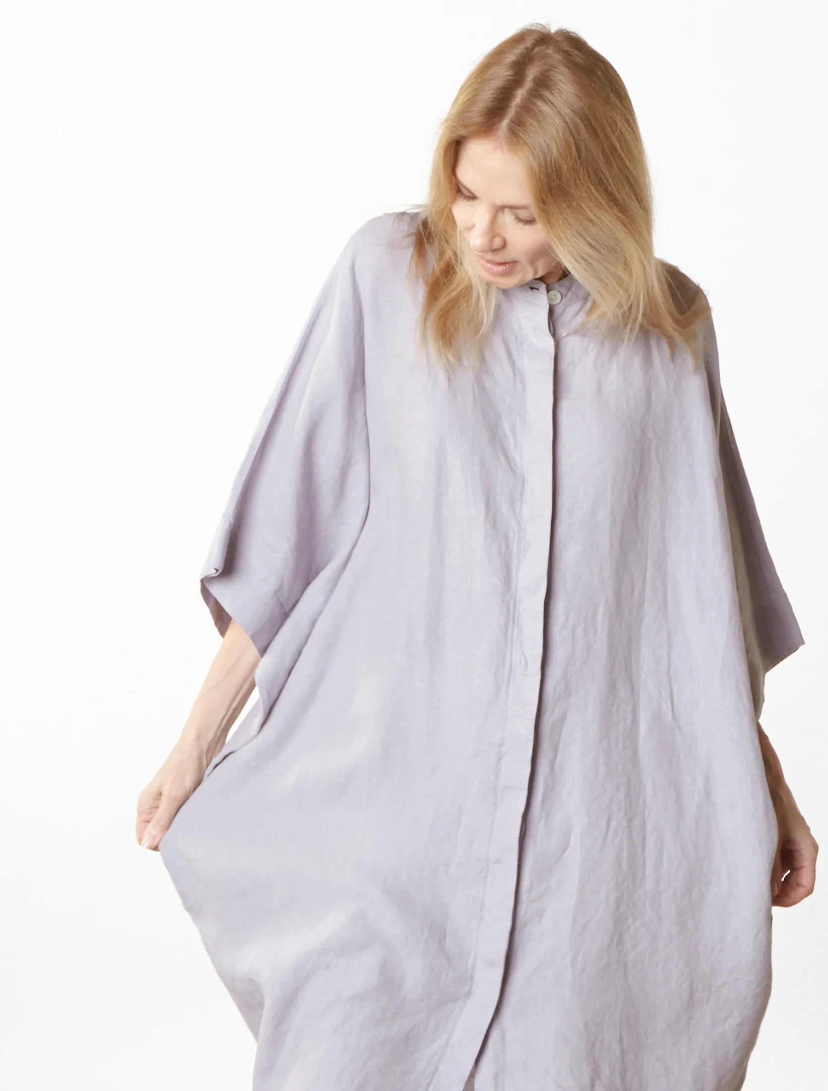 Jacoba Tunic in Dapple Light Linen