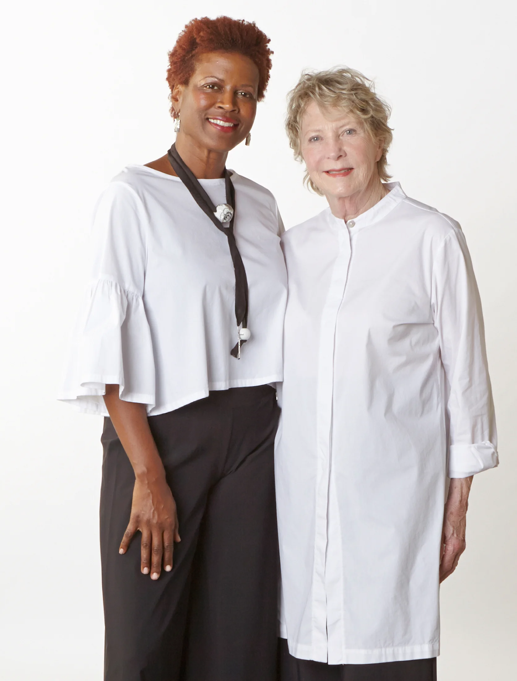 Frida Shirt, Shanna Shirt in White Stretch Poplin