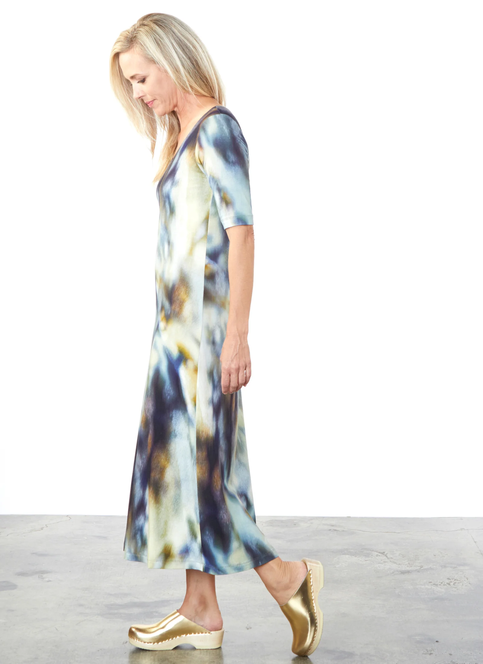 S/S Bobbi Dress in Rio Print Jersey