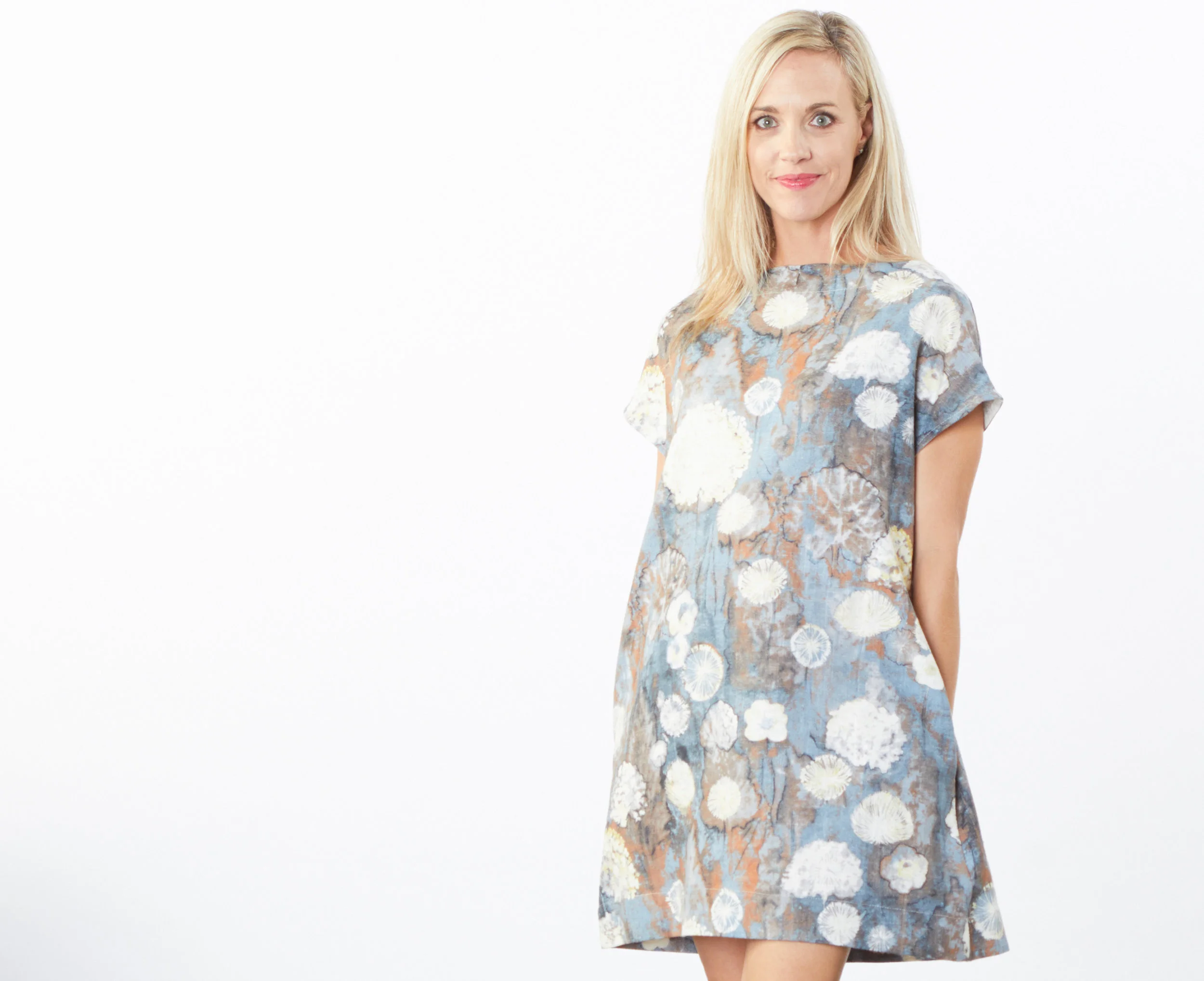 Ansel Tunic in Burdock Cumbria Linen