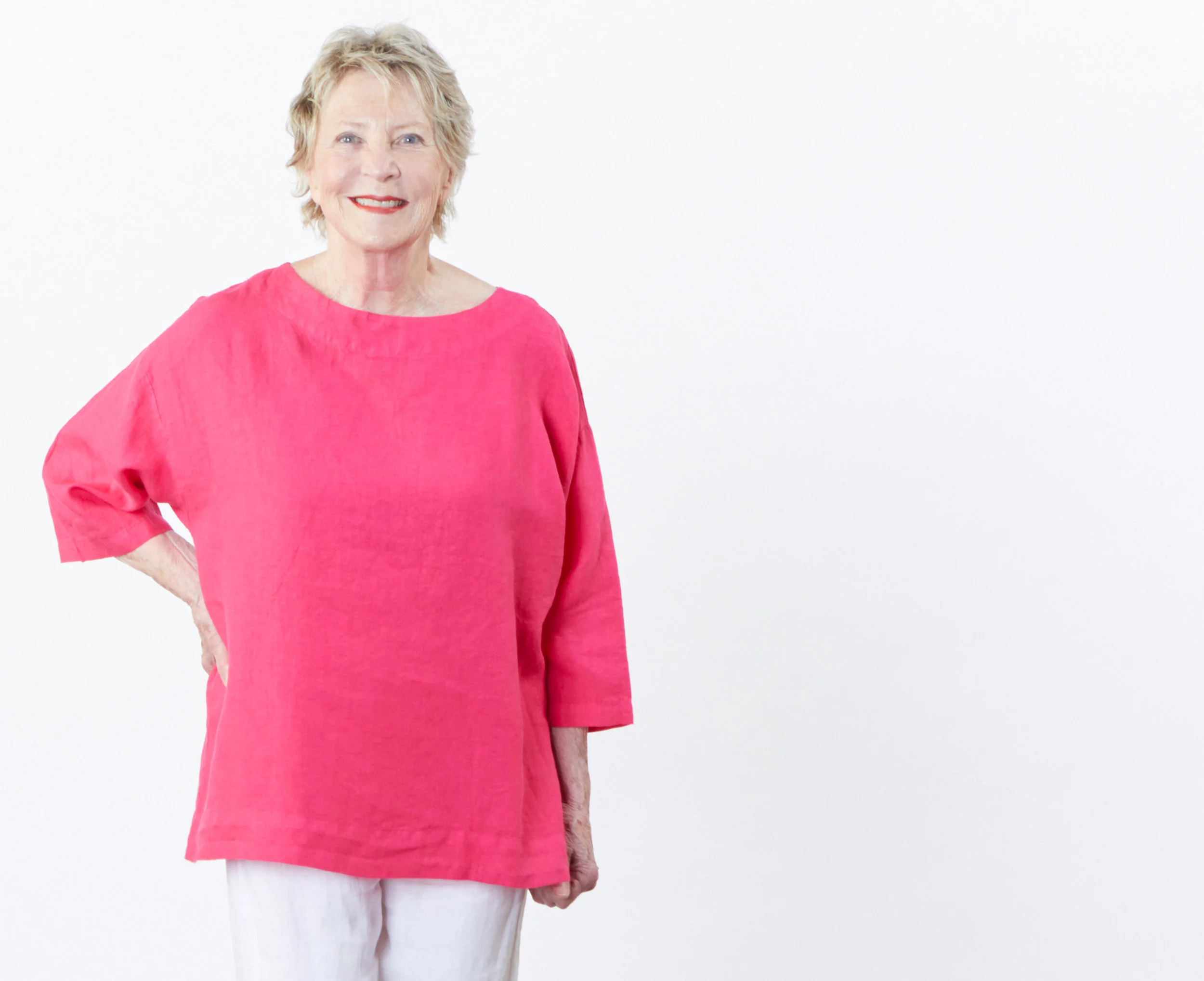 Resort Shirt in Impatiens Light Linen