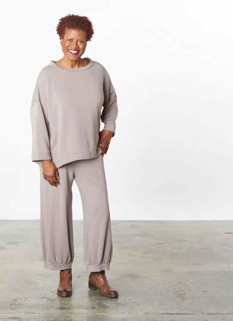 Alden Shirt, Wyatt Pant in Nightingale Bamboo Fleece