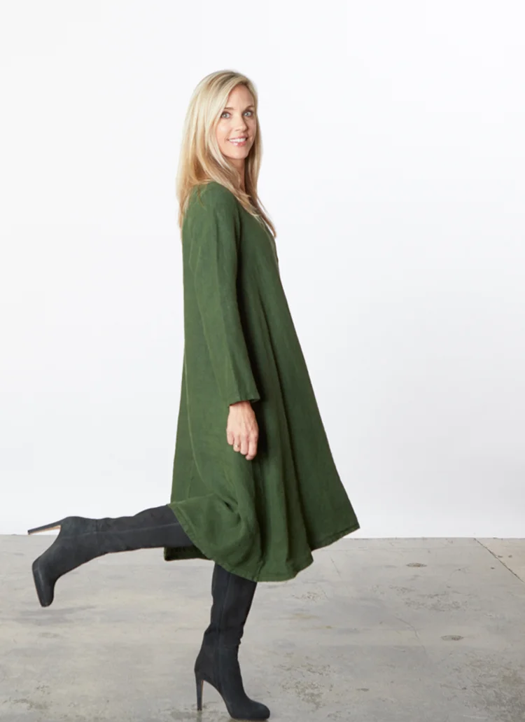 Linus Dress in Sintra Heavy Linen