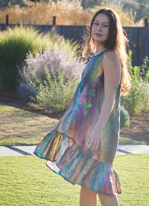 Bryn Walker Print LInen - Angelita Dress FINAL SALE ITEM