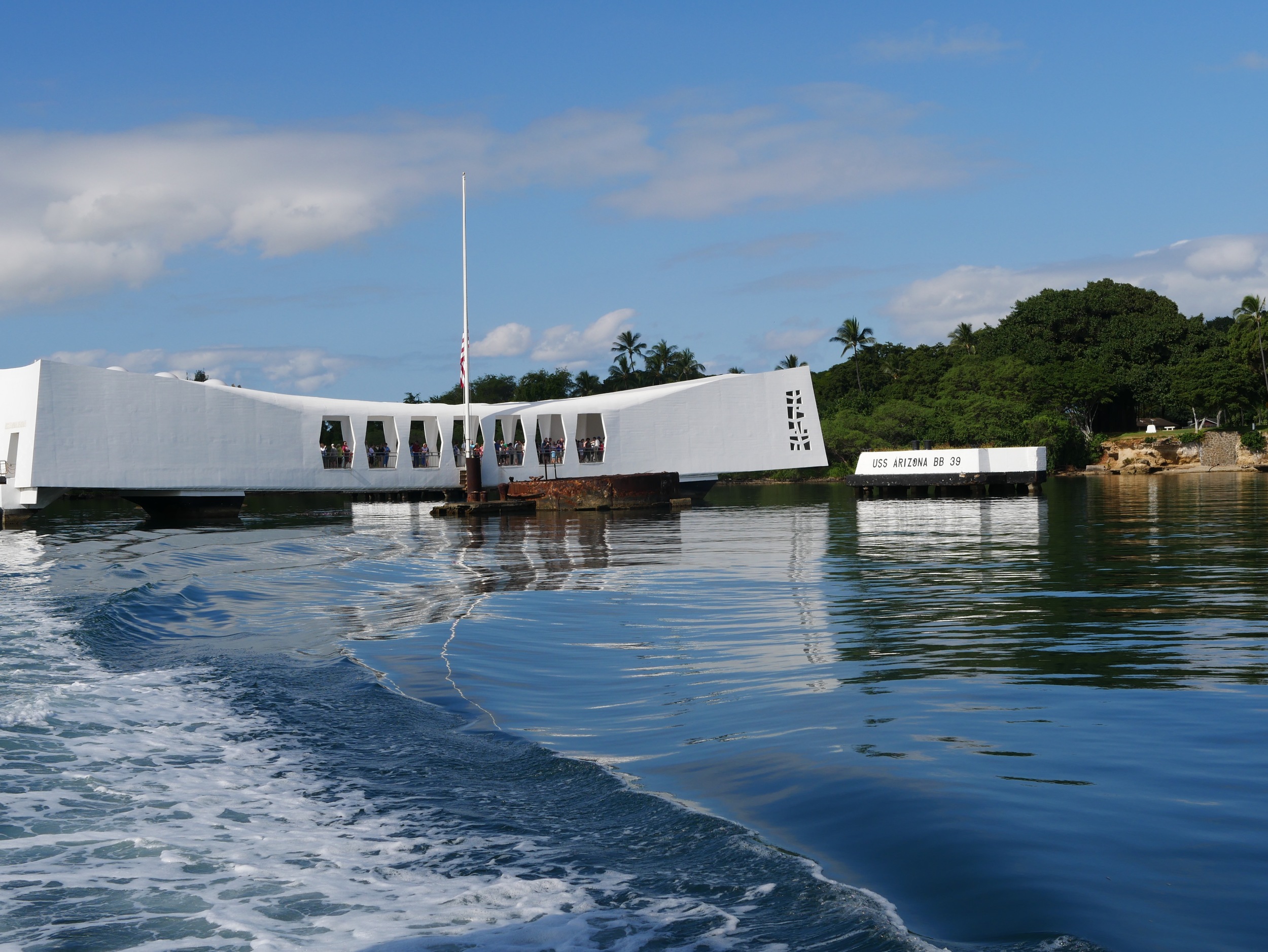  Just a short boat ride to the USS Arizona Memorial 