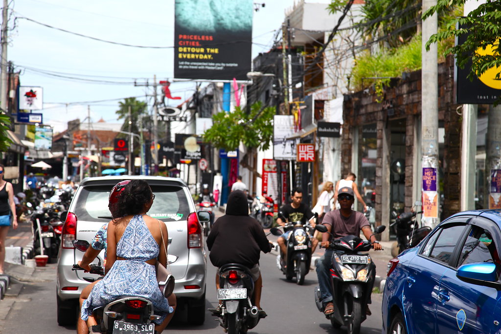 The streets of Bali