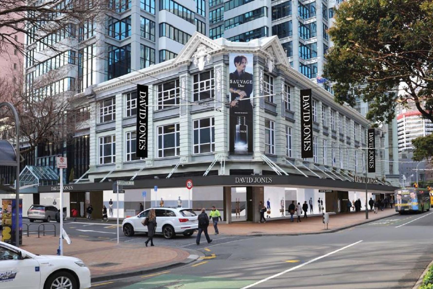 The new David Jones flagship store in Wellington